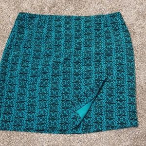 Tribal print wrap skirt Size Med